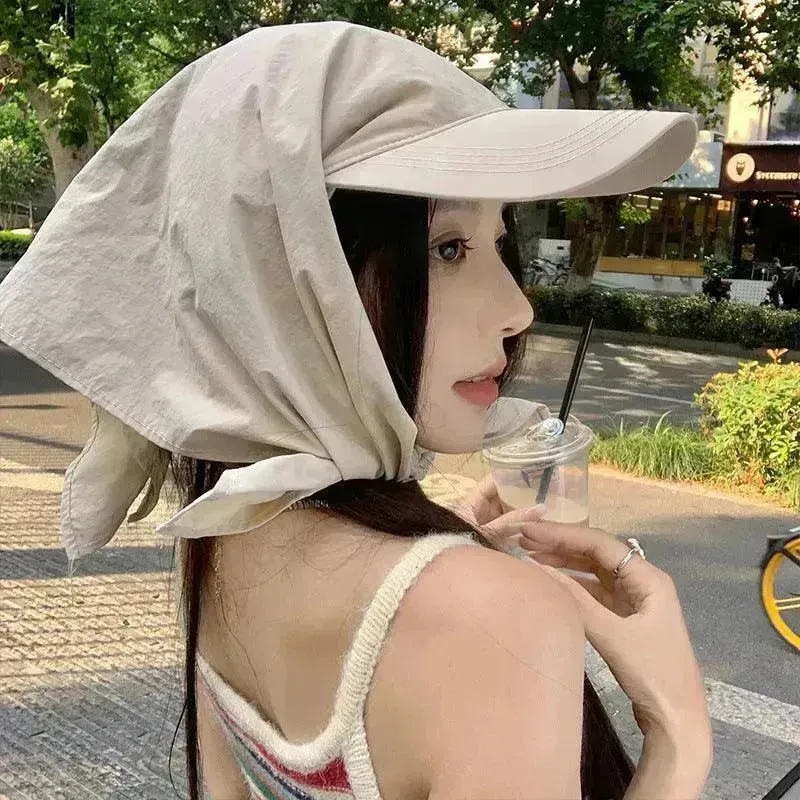 Summer Japanese Outdoor UV-proof Neck Protection Sun-shade Sun Protection Hat