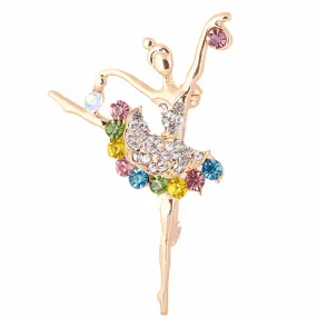 The Crystal Ballerina Pin