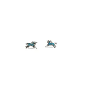 The Turquoise Unicorn Studs