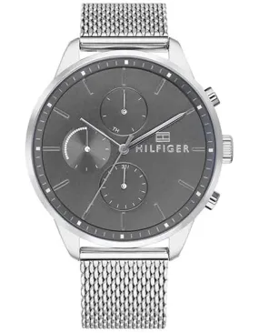 Tommy Hilfiger Mens Chase Watch - Stainless Steel - Chronograph - Mesh Bracelet