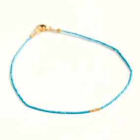 Turquoise & 22k Bracelet No. 112