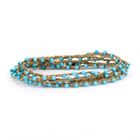 Turquoise Chain Wrap Around