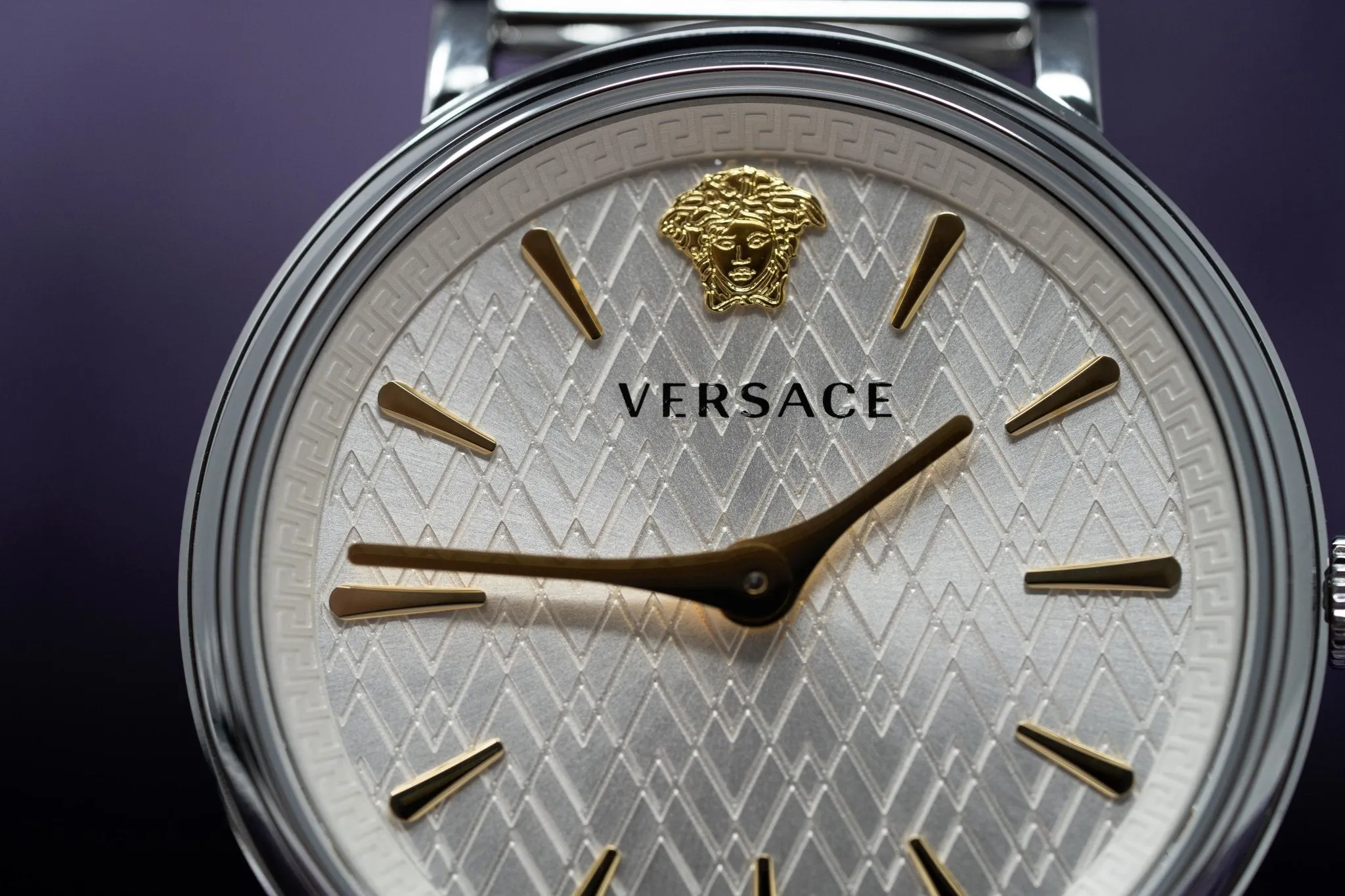 Versace Ladies Watch V-Circle 38mm Silver VE8100519