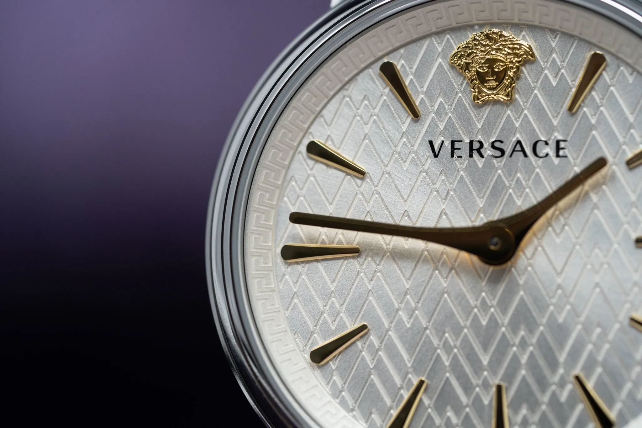 Versace Ladies Watch V-Circle 38mm Silver VE8100519