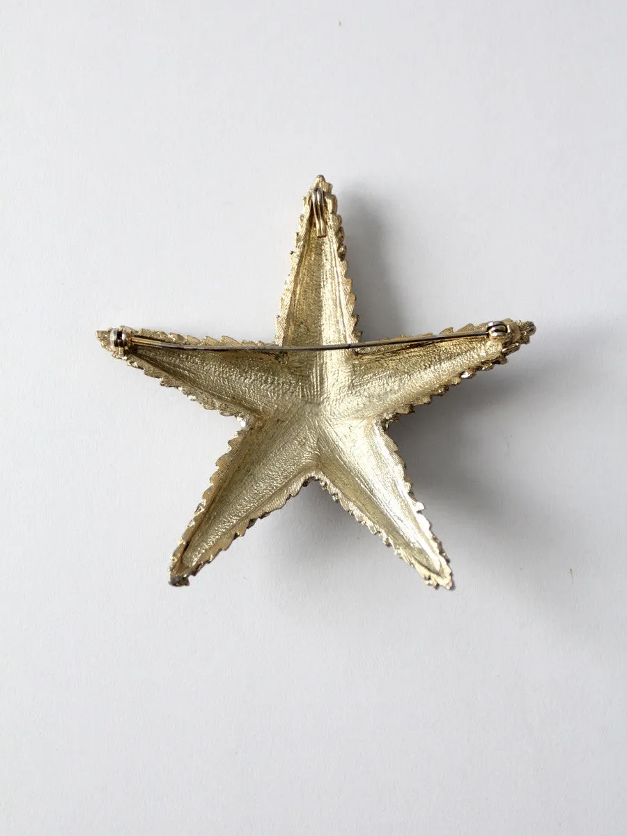 vintage 60s star brooch