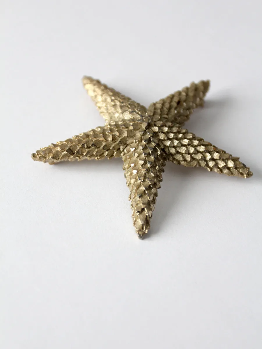 vintage 60s star brooch