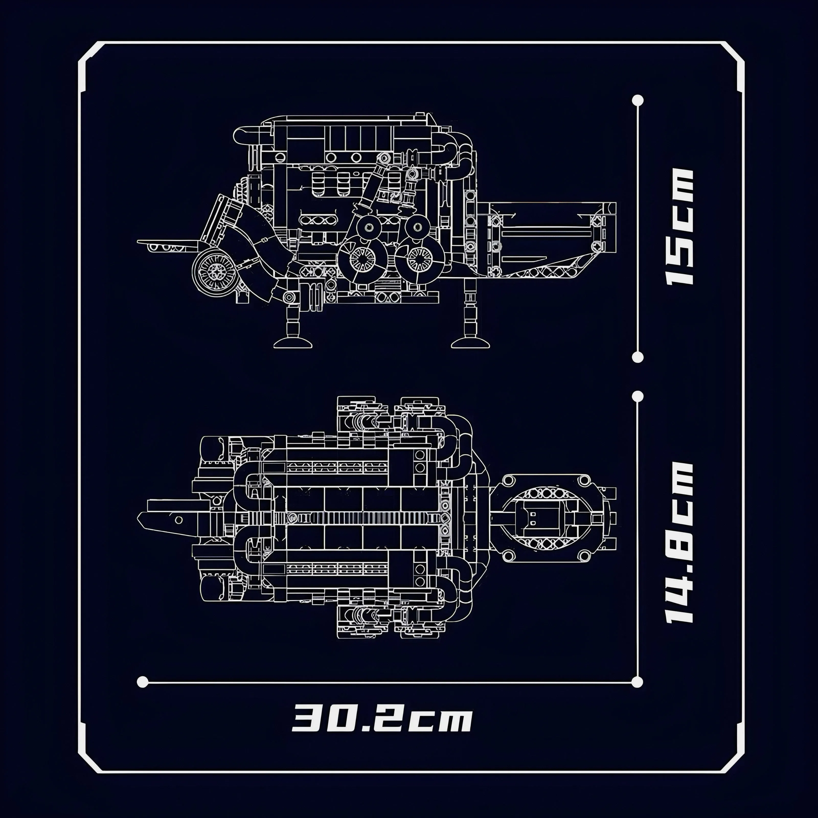 W16 ENGINE | 957PCS