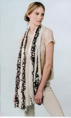 Zazou Calligraphy Scarf